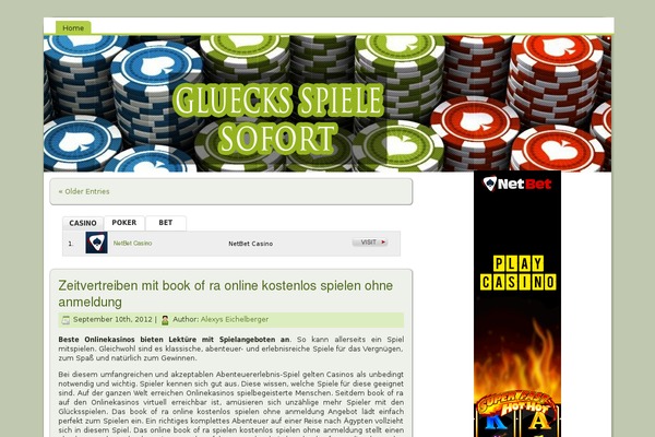 gluecksspiele-sofort.com site used Green_spade
