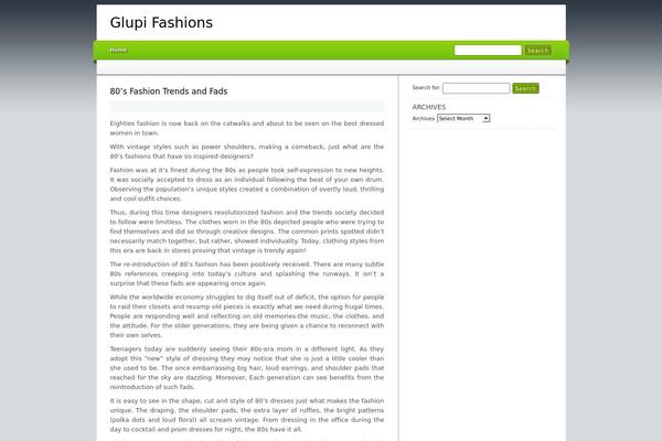 Tmp theme site design template sample
