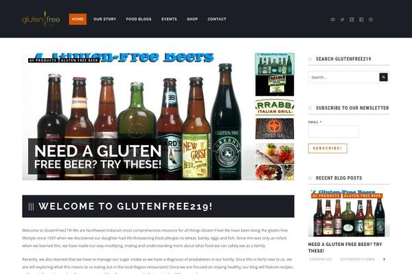Gazette theme site design template sample