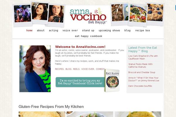 Anna theme site design template sample