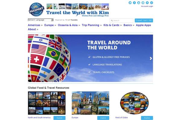 The Blog theme site design template sample