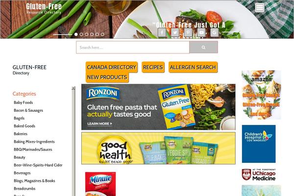 glutenfreeresourcedirectory.com site used Gluten-free