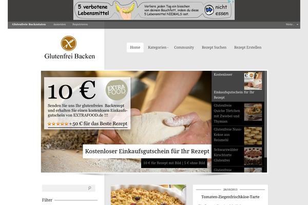 CookingPress theme site design template sample