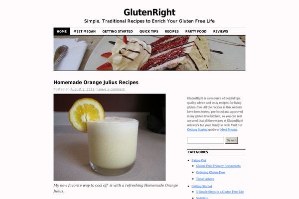 glutenright.com site used Coraline