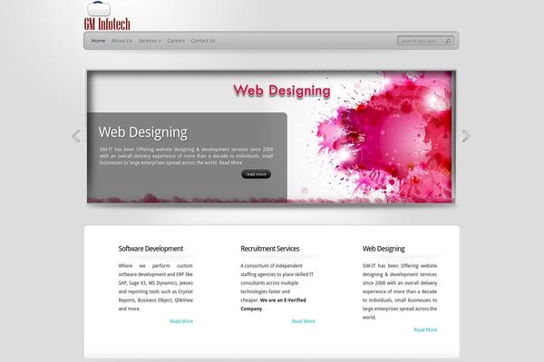 TheProfessional theme site design template sample
