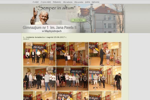 Site using jQuery Colorbox plugin