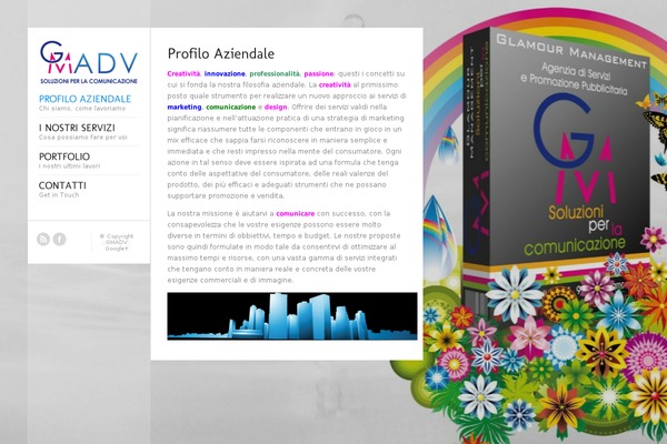 Flashlight theme site design template sample