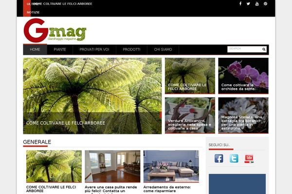 ProfitMag theme site design template sample