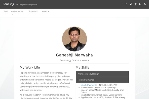 Bliss theme site design template sample