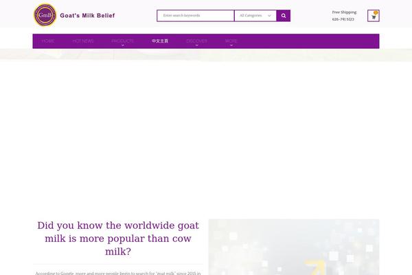 Site using Kuteshop-toolkit plugin