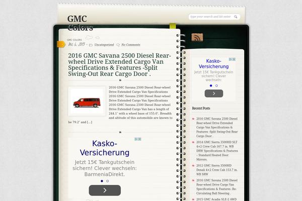 gmccolors.info site used Diary