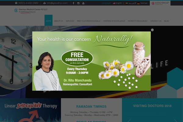 Medicom theme site design template sample