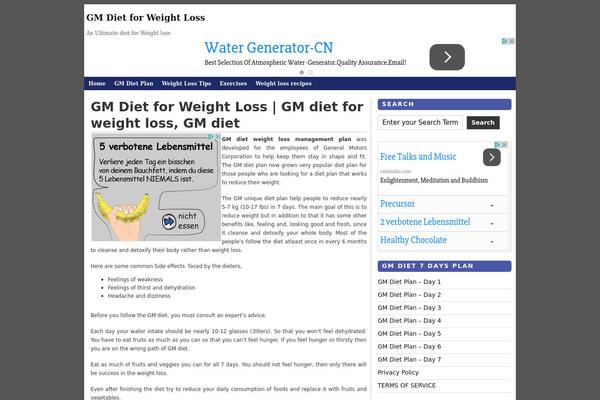 gmdietforweightloss.com site used Techmaish1.3