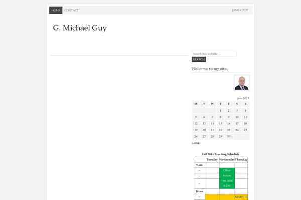 Prose theme site design template sample