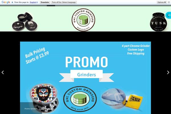 gmigrinders.com site used The One Pager