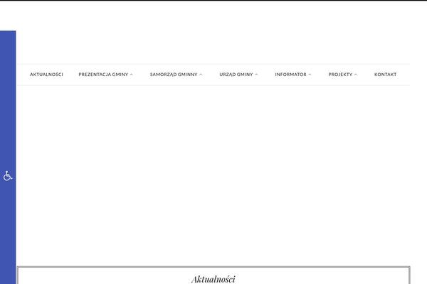 Site using WP Accessibility plugin