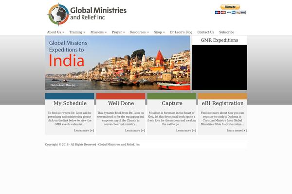 gmrinc.org site used Organic
