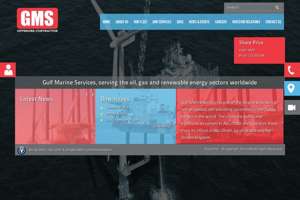 gms theme websites examples