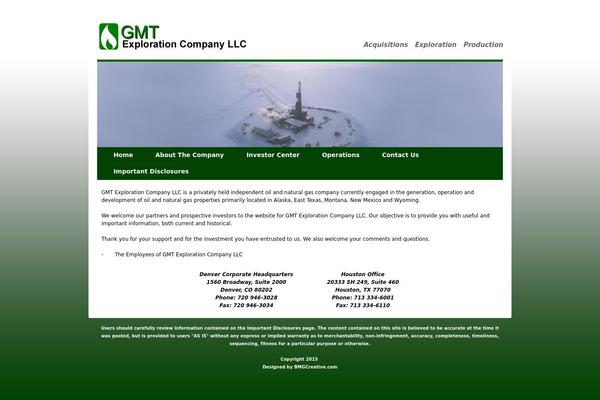 gmtexploration.com site used Gmt