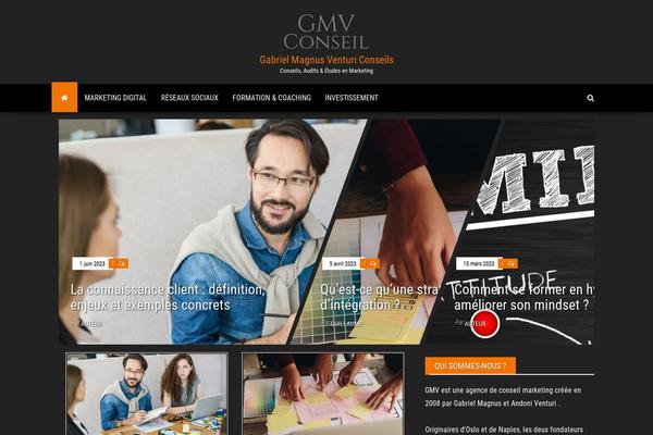 Envo Magazine Dark theme site design template sample