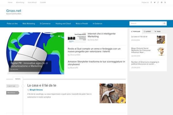 GoMedia theme site design template sample