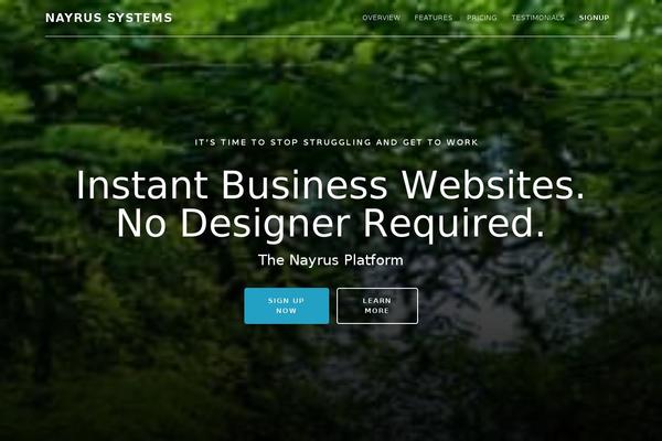 Altitude Pro theme site design template sample