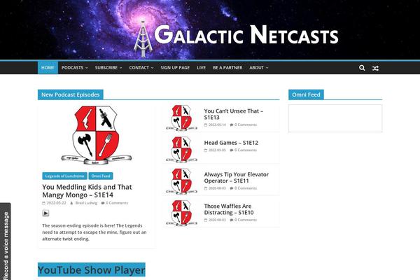 Site using Youtube Live Stream Auto Embed plugin