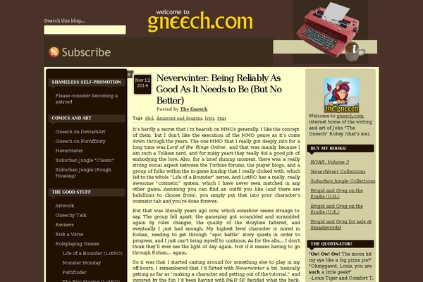 Chronicles theme site design template sample