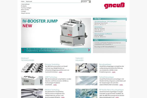 gneuss.de site used Shape