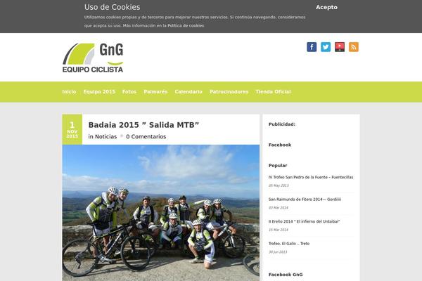 Ambition theme site design template sample