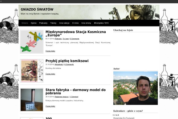 Enspire theme site design template sample