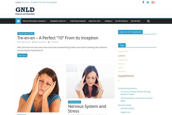 ColorMag theme site design template sample