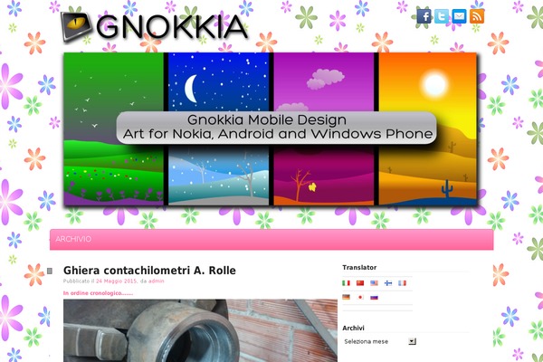 Neuro theme site design template sample
