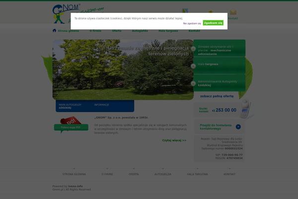 Gn theme site design template sample