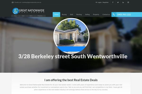Realhomes Theme theme site design template sample