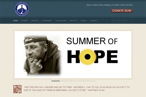 Gospel-wp theme site design template sample