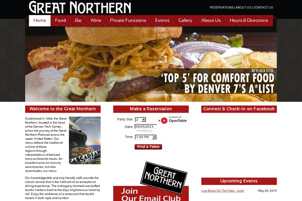gntavern.com site used Northern