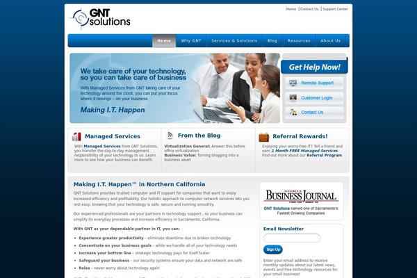 Core theme site design template sample