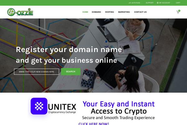 Site using Typing Effect plugin