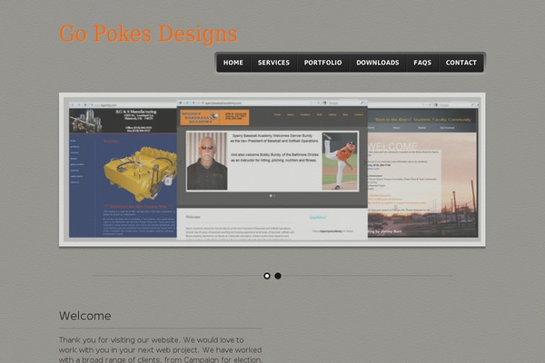 Büro theme site design template sample