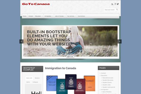 Site using Contact Me plugin