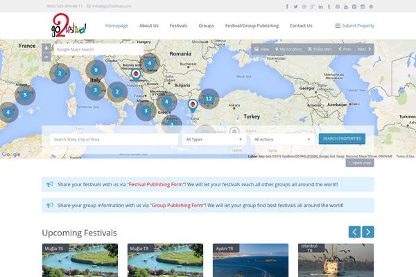 WP Residence theme site design template sample