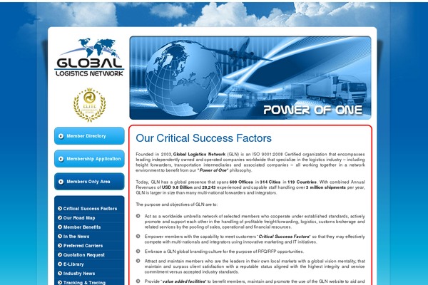 go2gln.com site used Gln