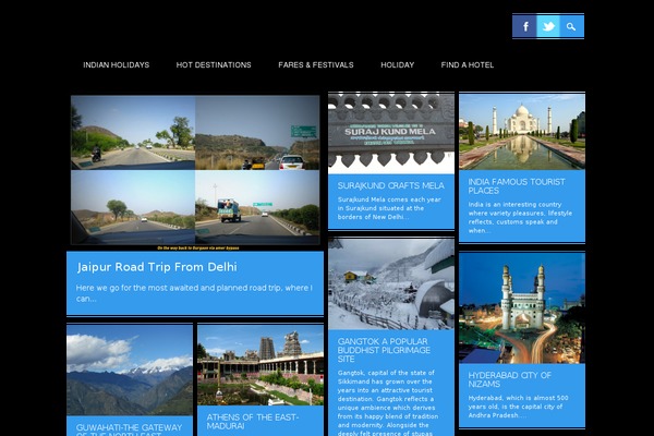 Inspire theme site design template sample