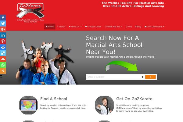 go2karate.com site used Picostrap5