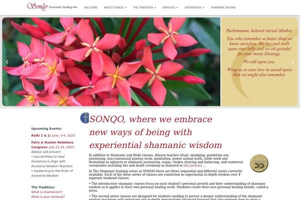 Hestia theme site design template sample