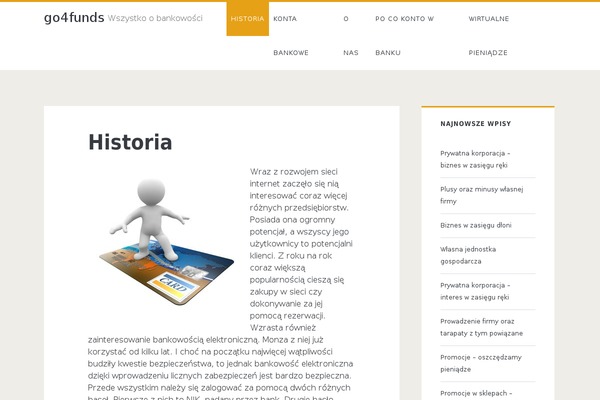 Ignite theme site design template sample