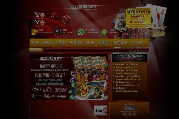 go88bet.com site used Go88bet-themes