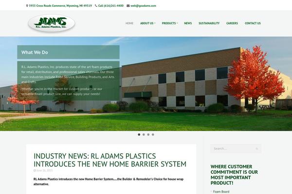 Frover theme site design template sample