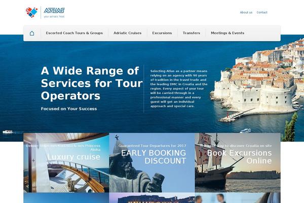 Atlas theme site design template sample
